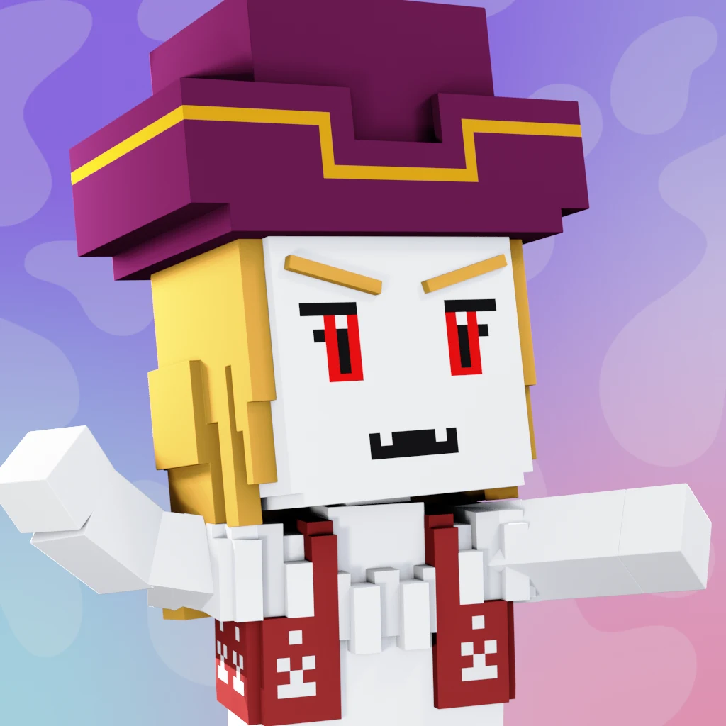 Pirate #769 voxel render