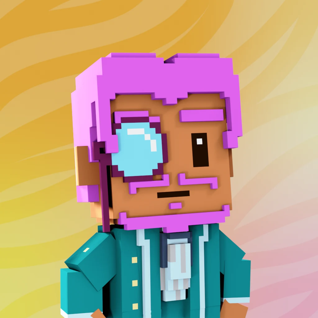 Pirate #7691 voxel render