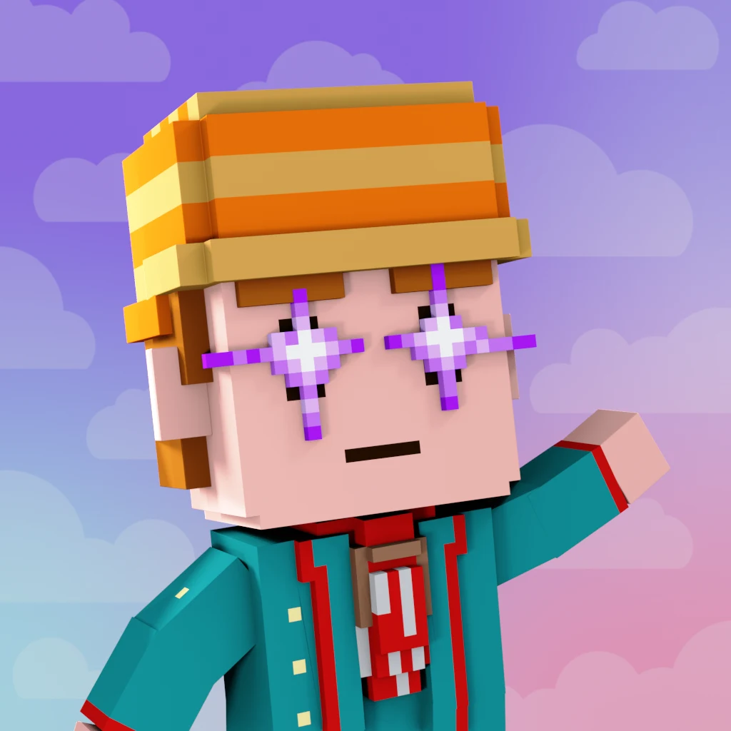 Pirate #7694 voxel render