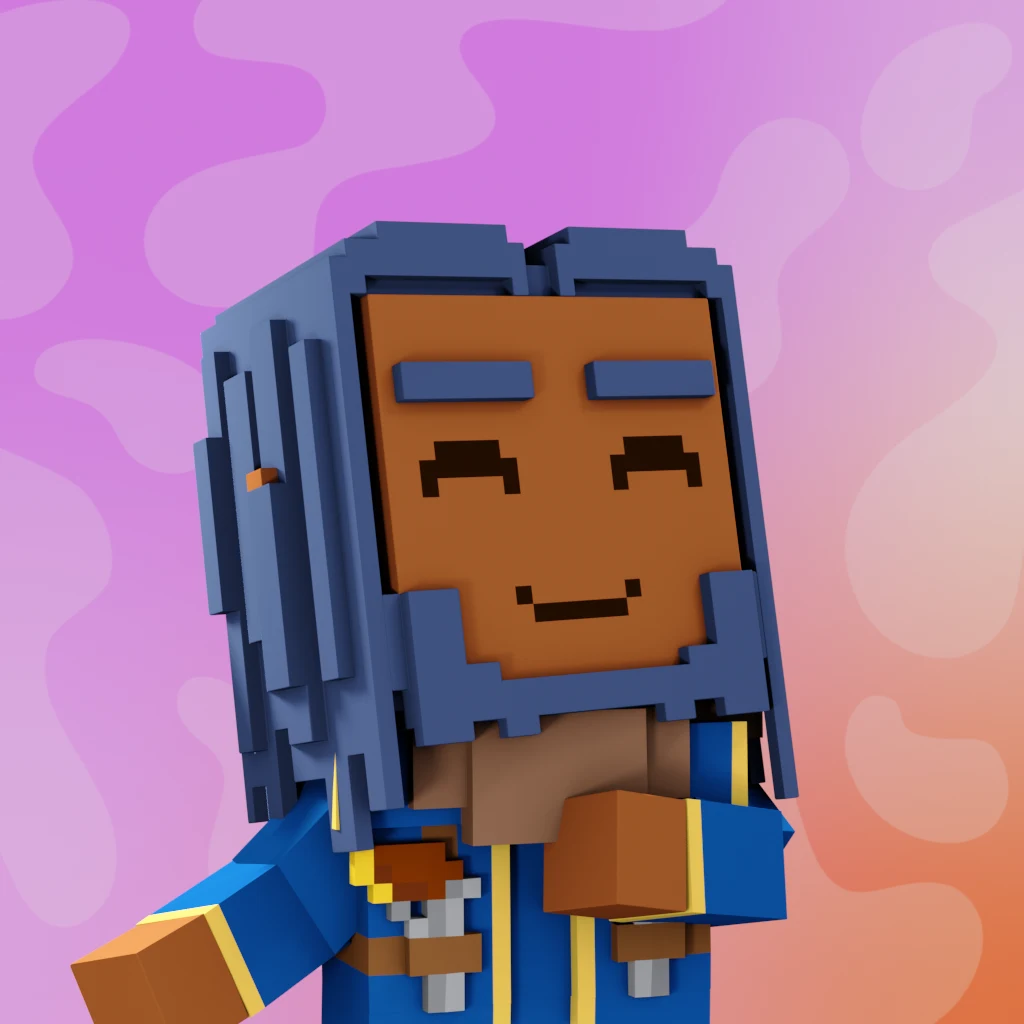 Pirate #7697 voxel render