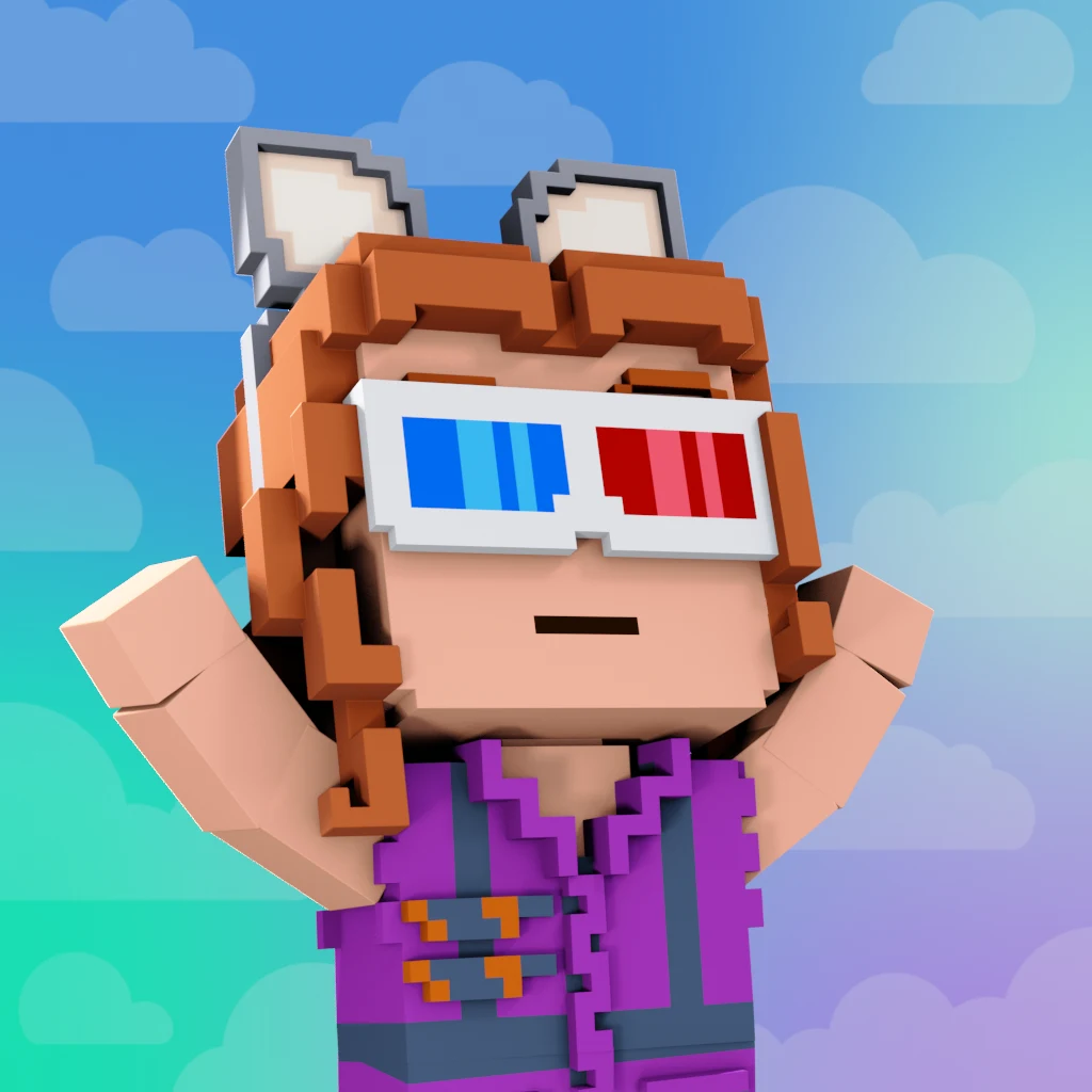 Pirate #77 voxel render