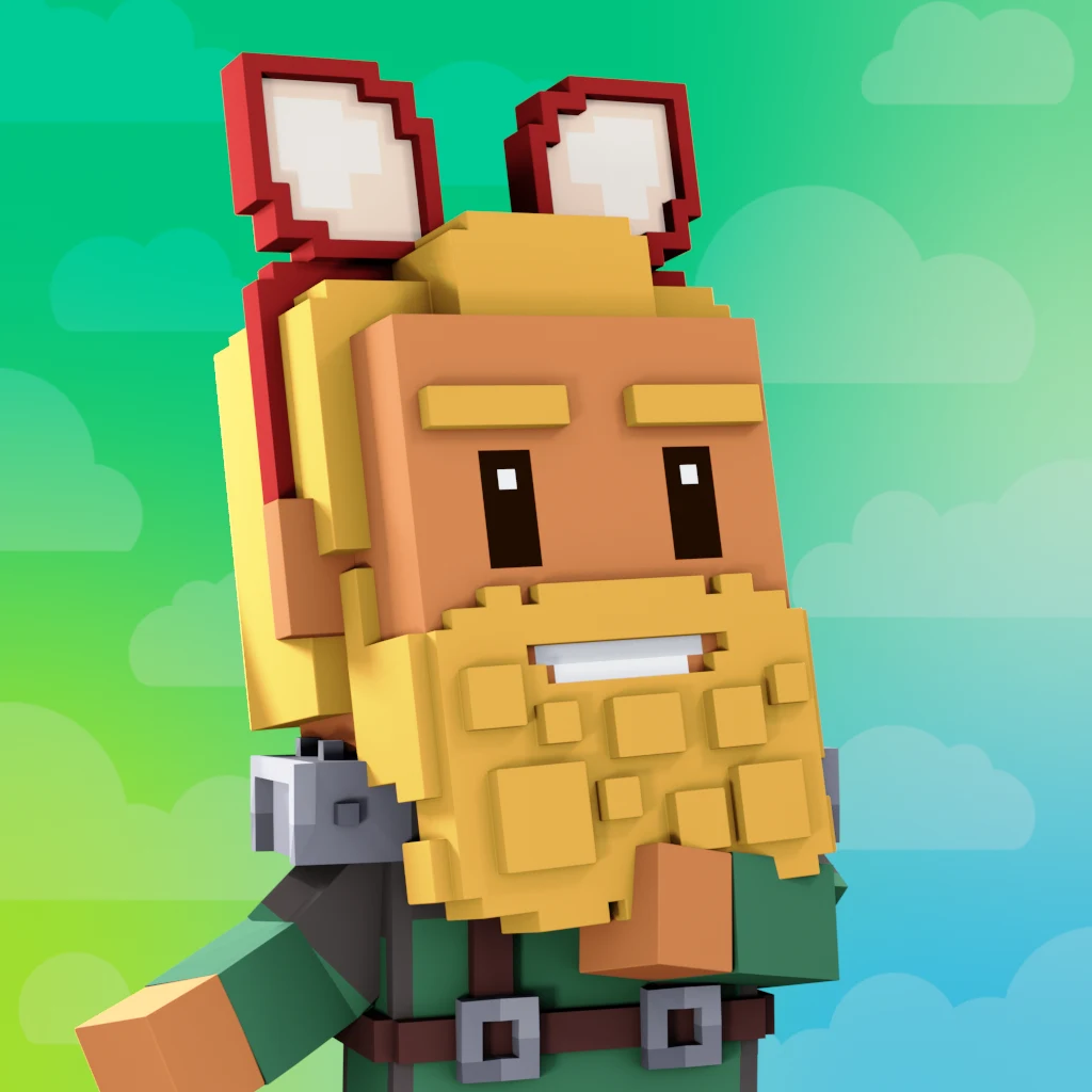 Pirate #7703 voxel render