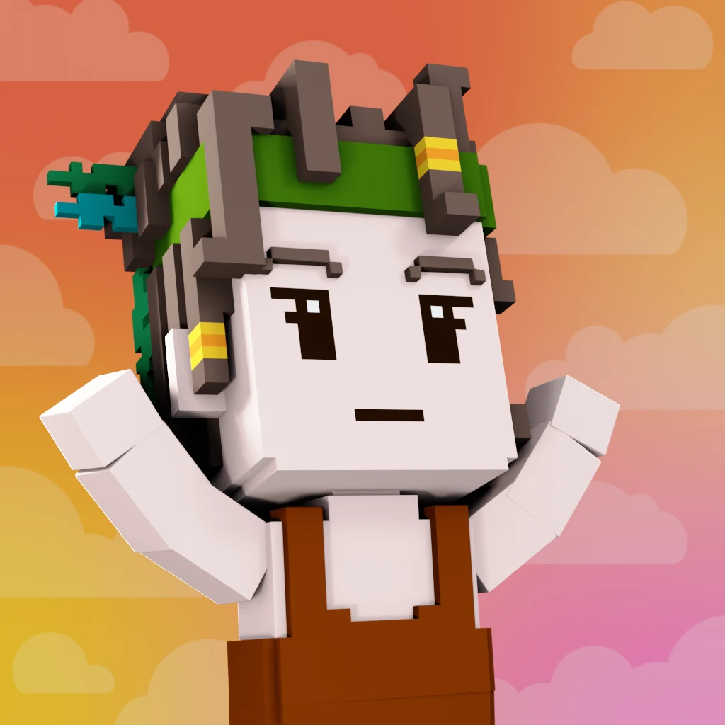 Pirate #7704 voxel render