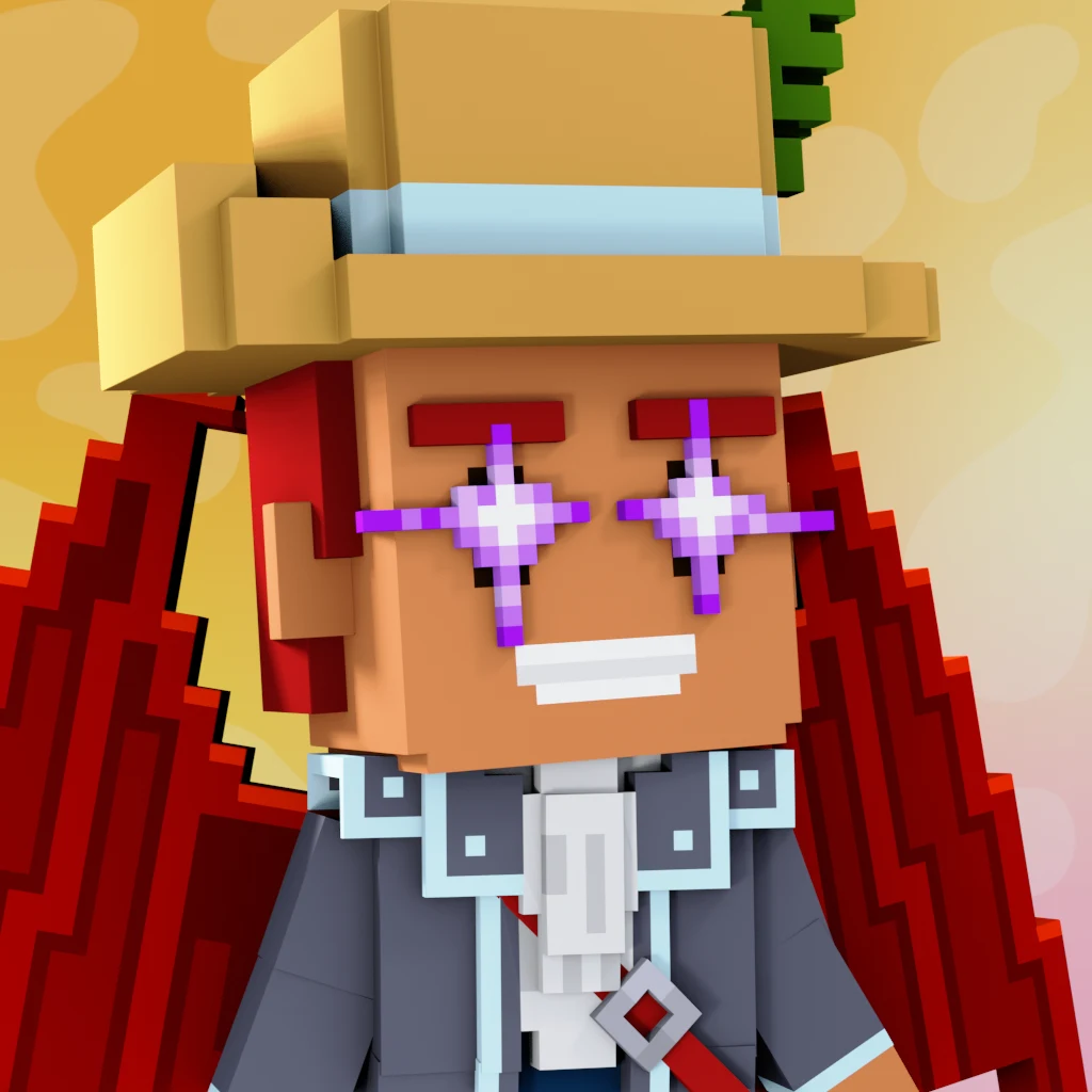 Pirate #7706 voxel render