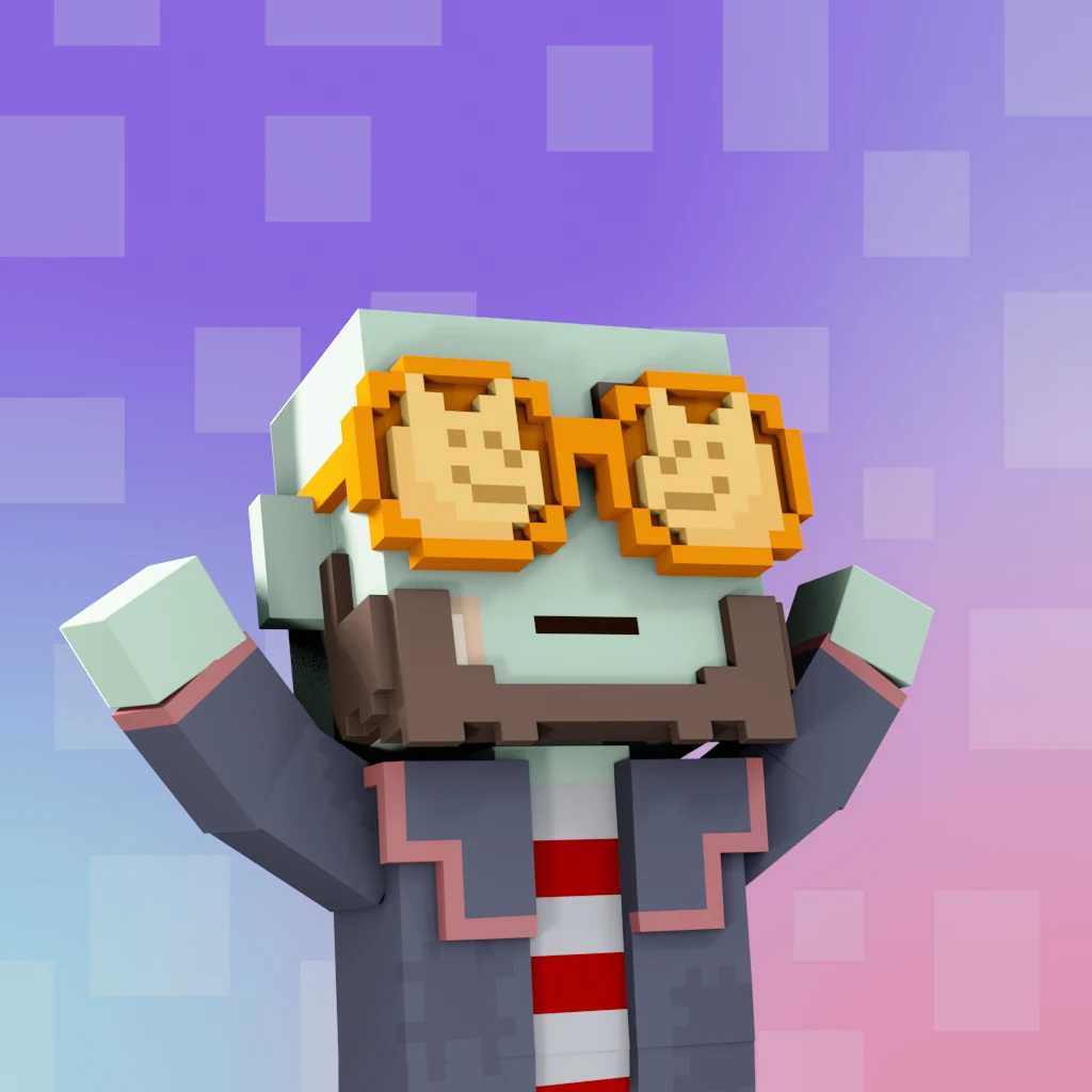 Pirate #7707 voxel render