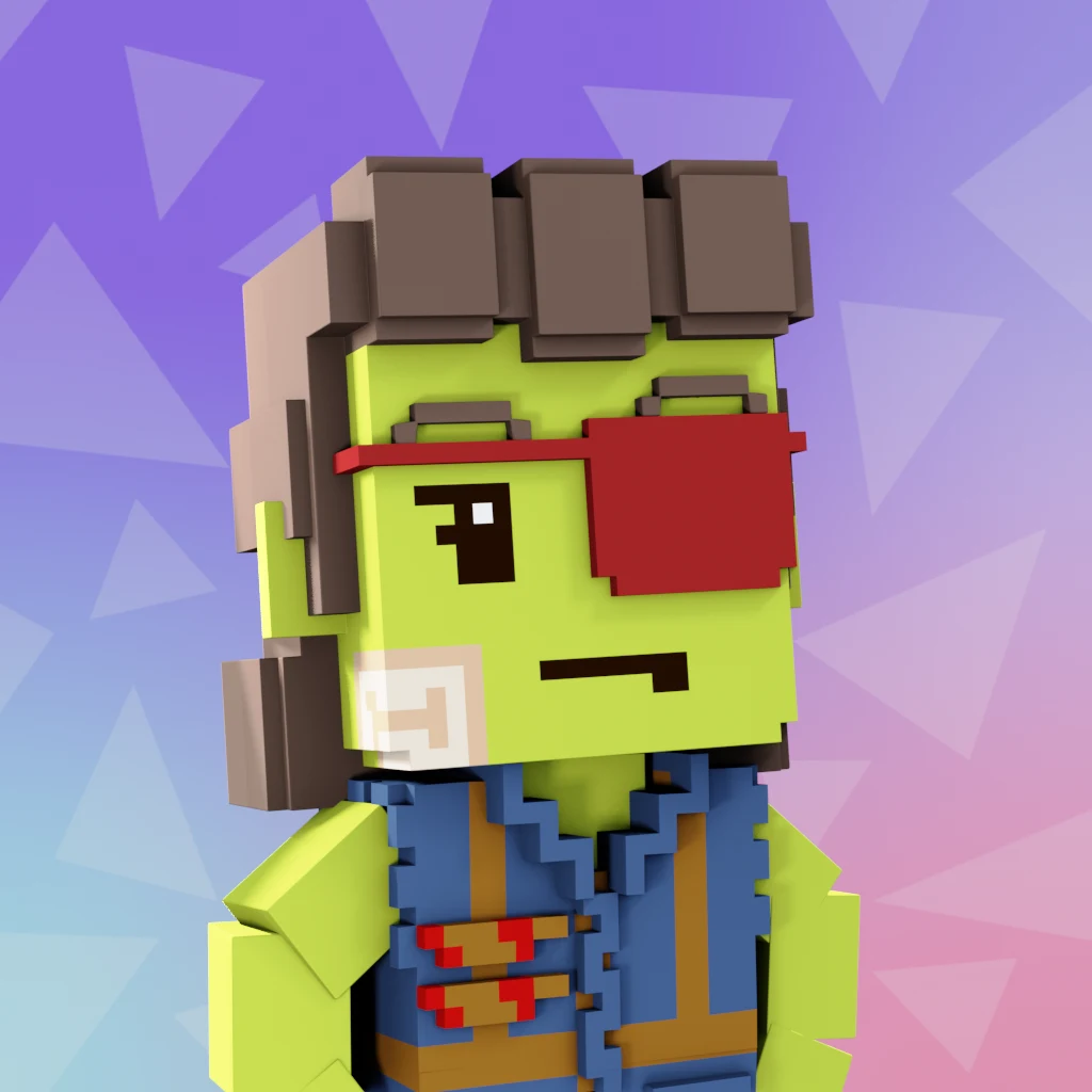 Pirate #771 voxel render