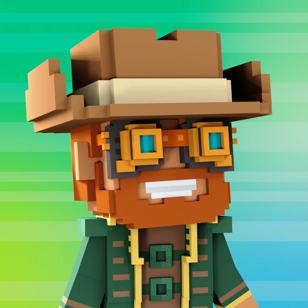 Pirate #7715 voxel render