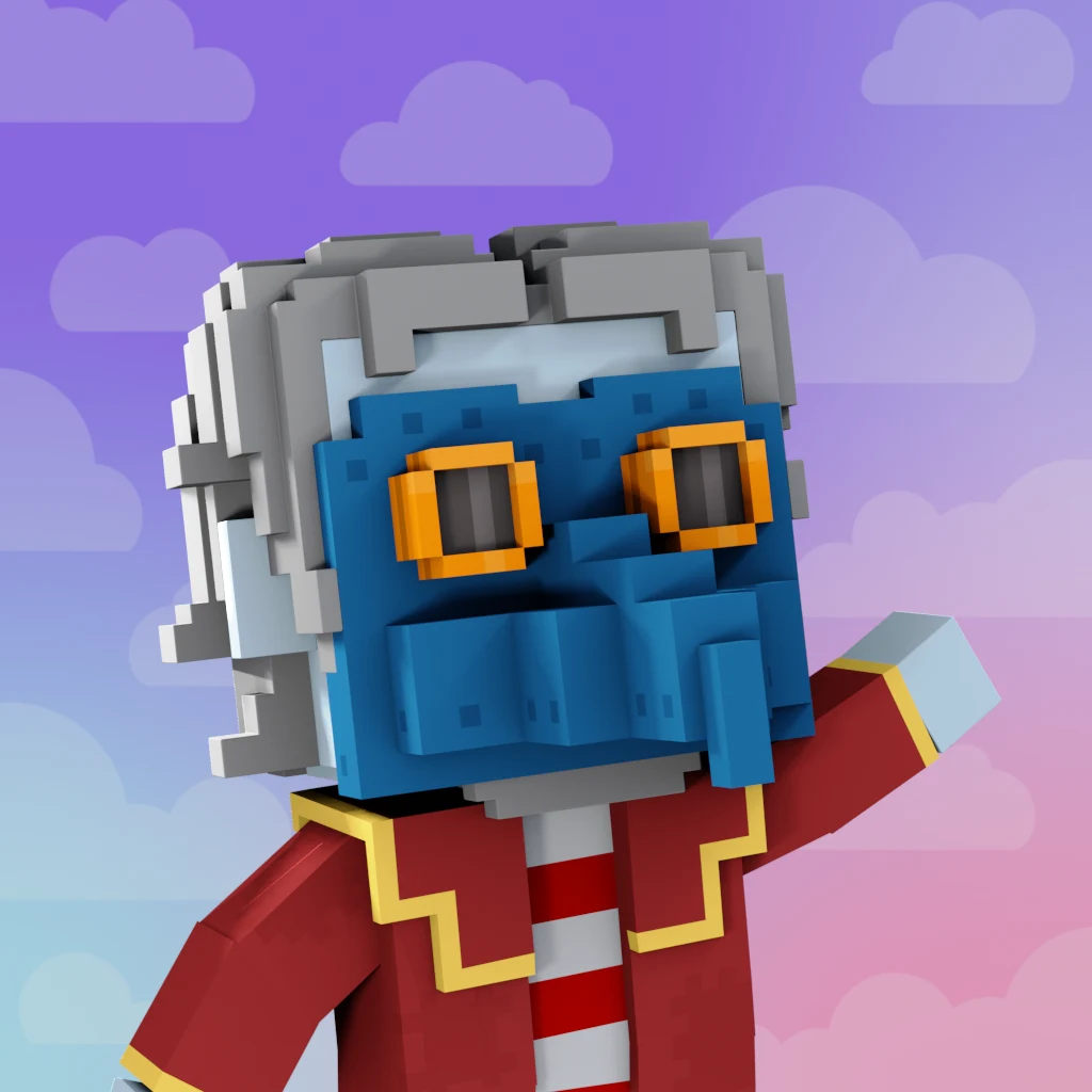 Pirate #7719 voxel render