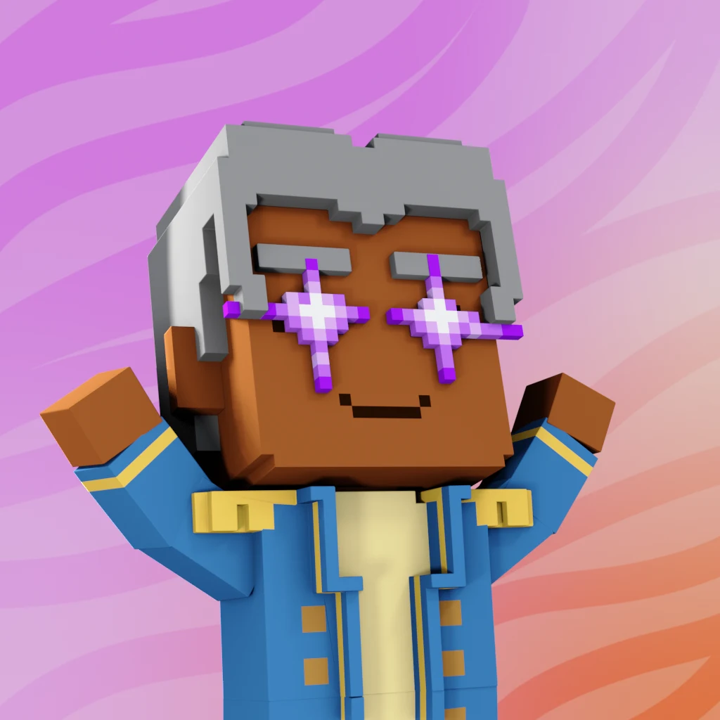 Pirate #7722 voxel render