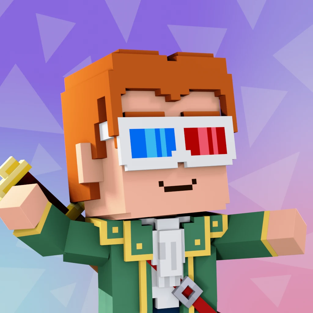 Pirate #7724 voxel render