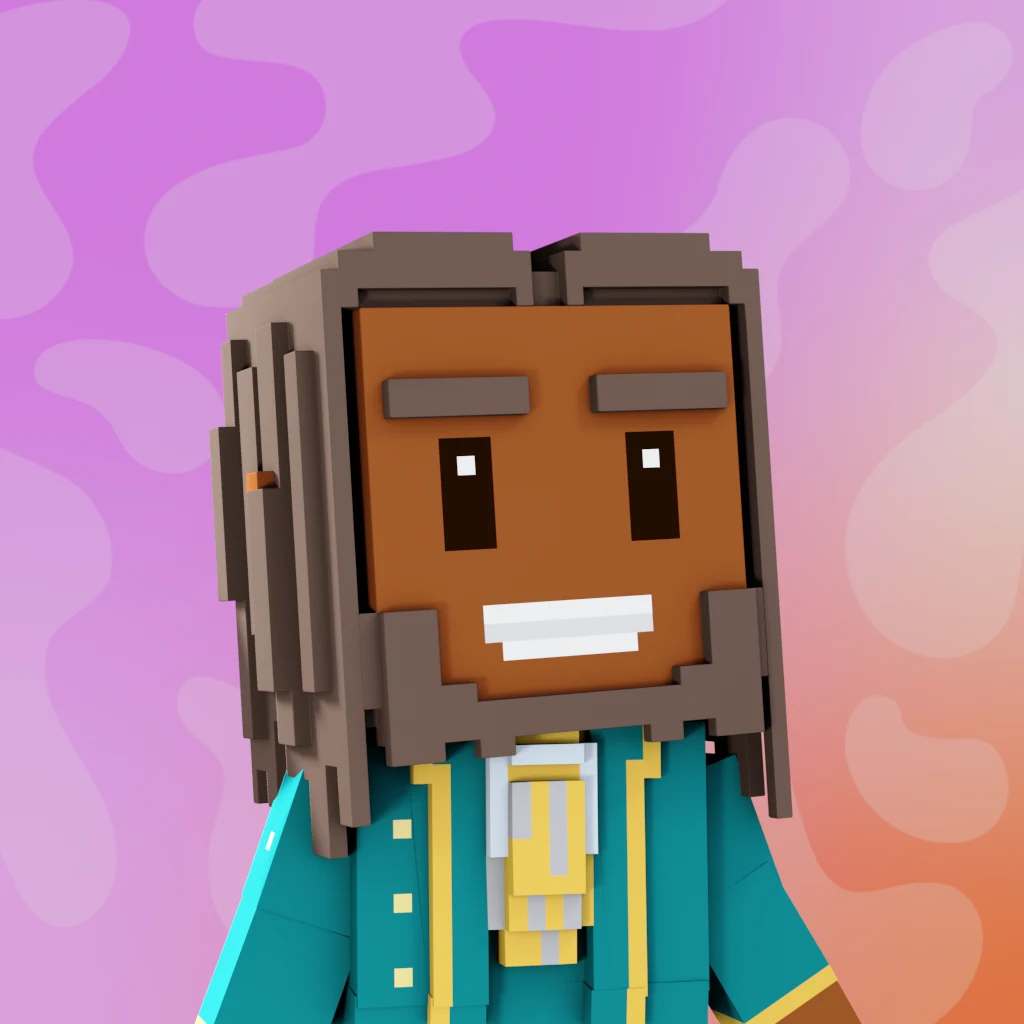 Pirate #7727 voxel render