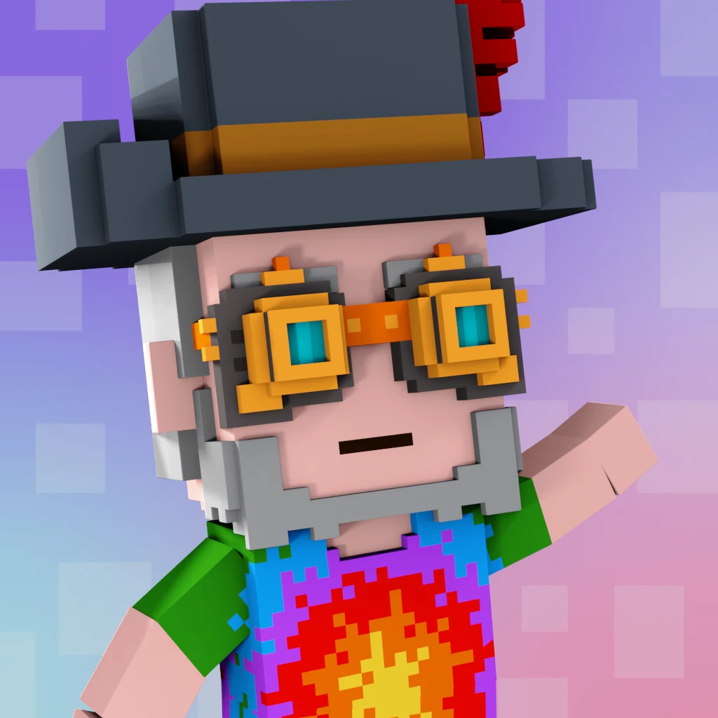Pirate #7728 voxel render