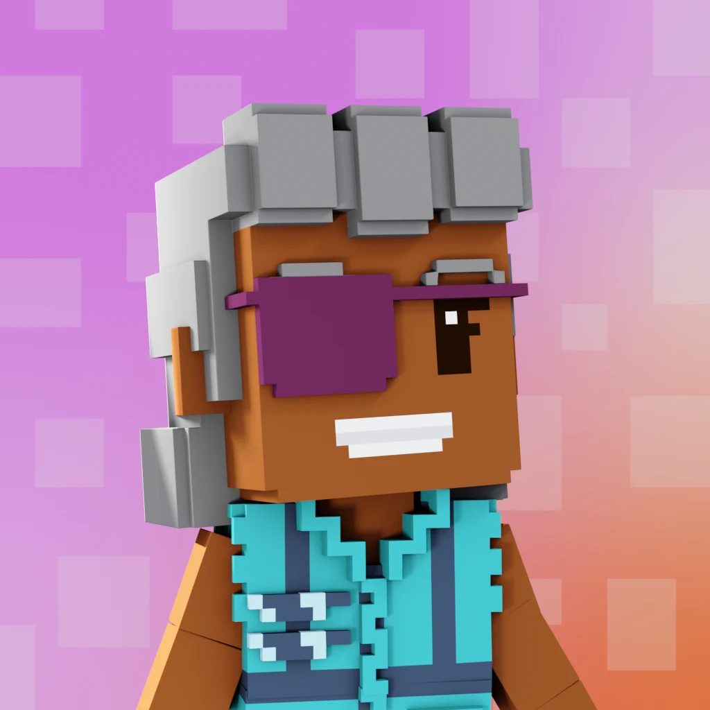 Pirate #773 voxel render