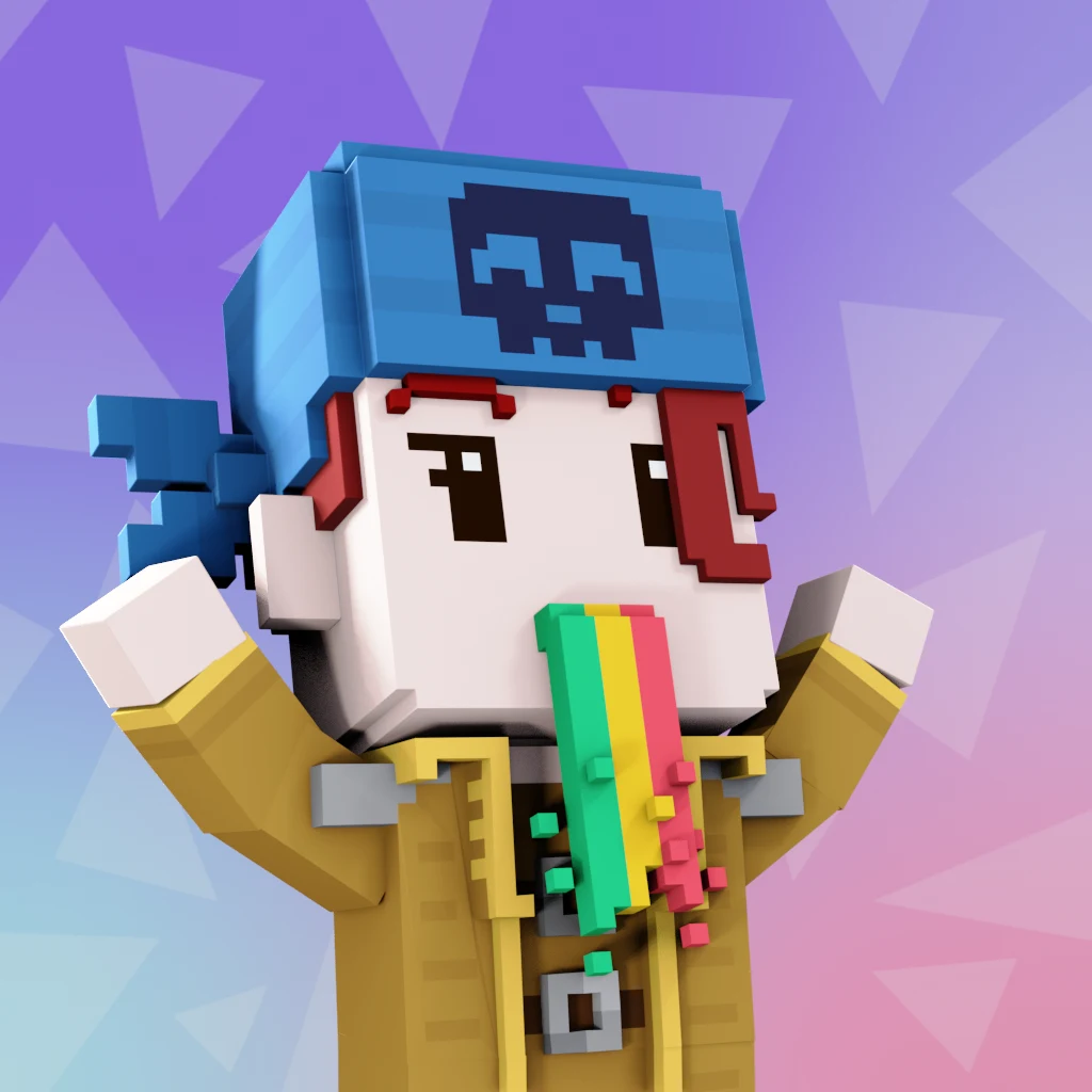 Pirate #7732 voxel render