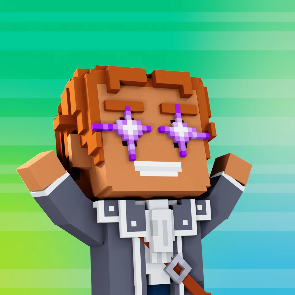 Pirate #7734 voxel render