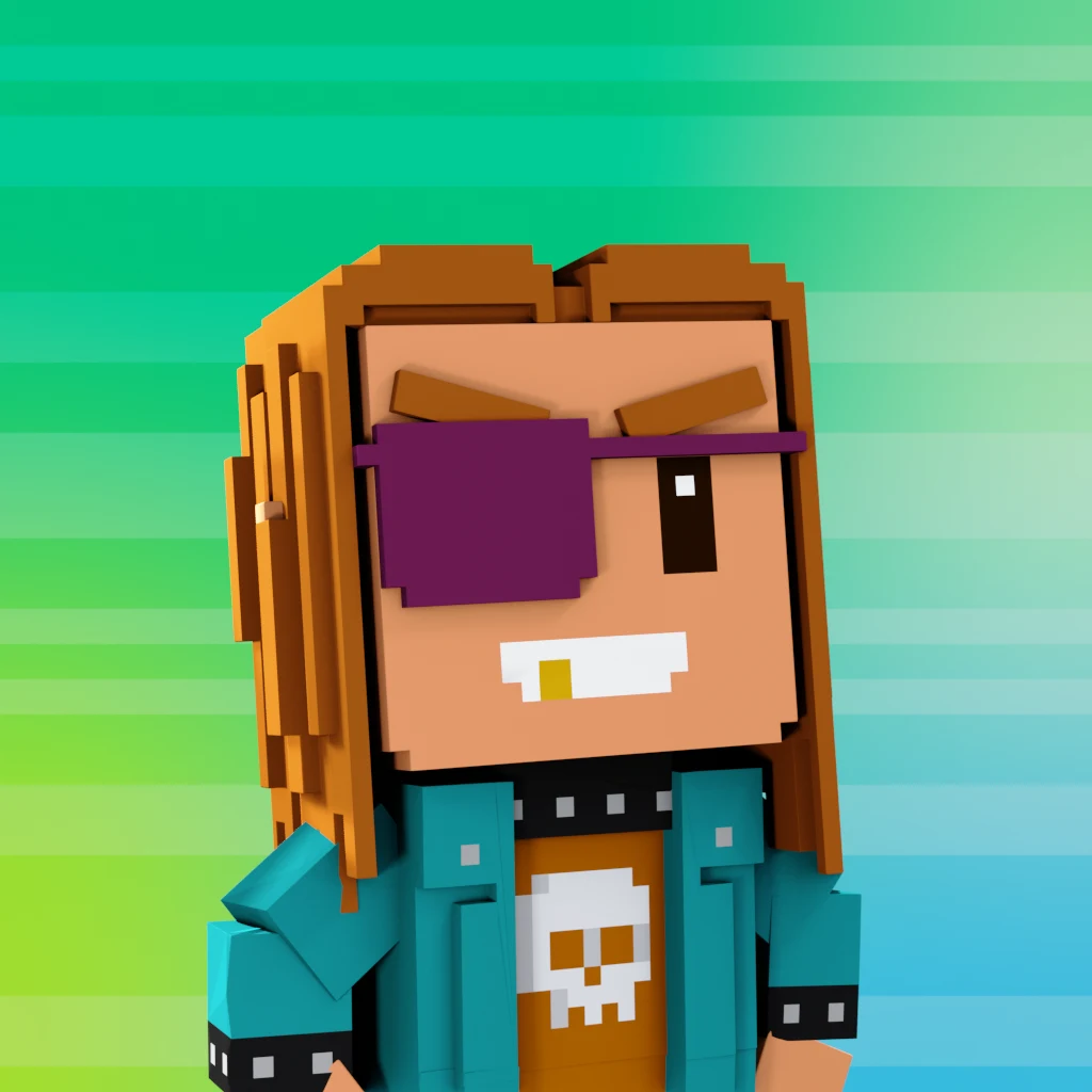 Pirate #7735 voxel render