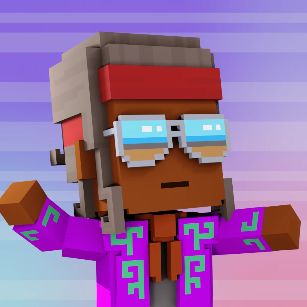 Pirate #7739 voxel render