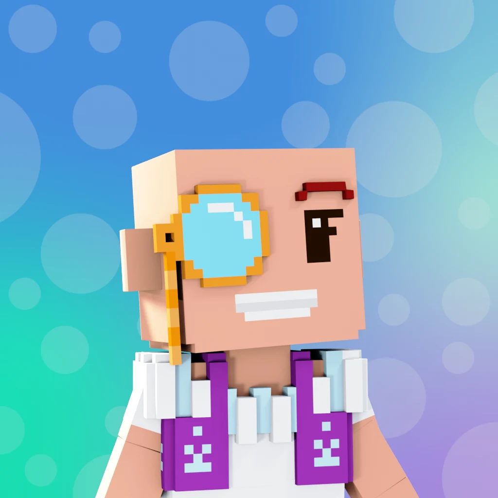 Pirate #7741 voxel render