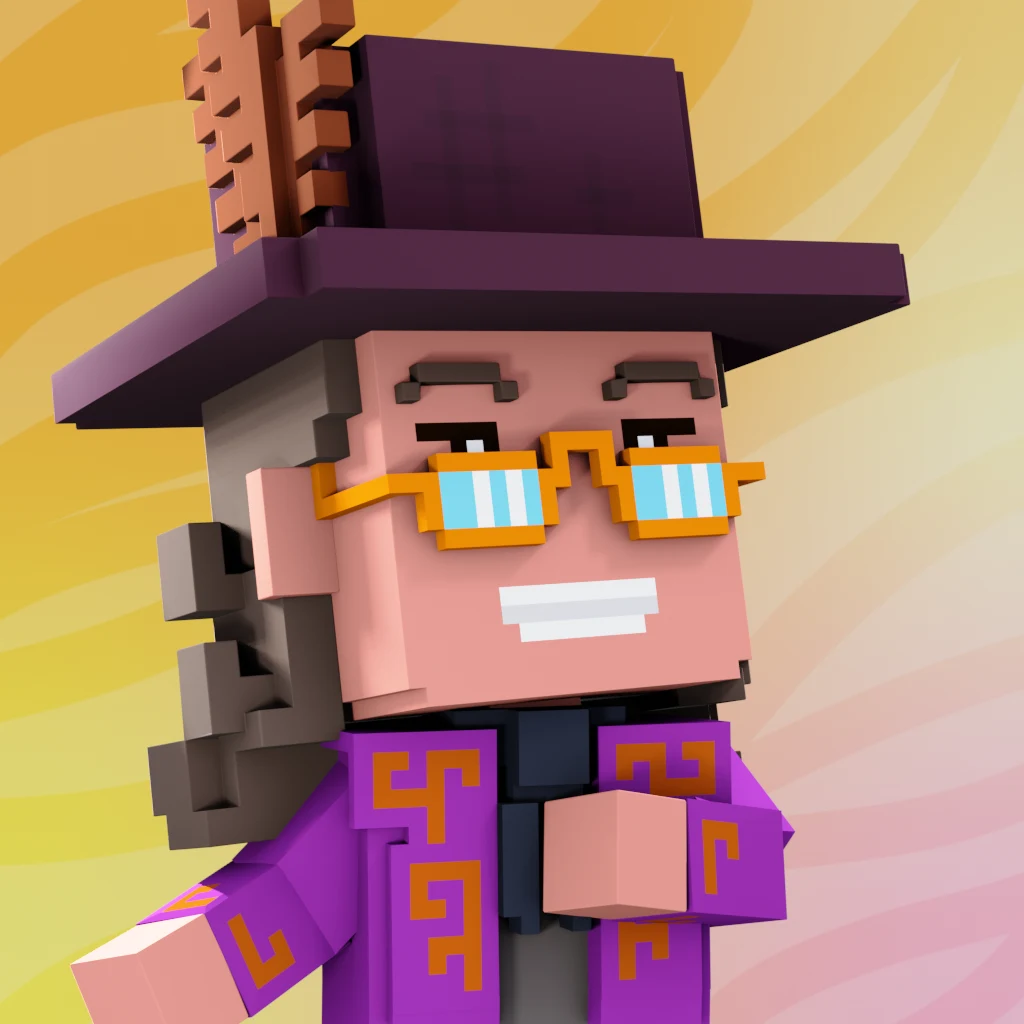 Pirate #7743 voxel render