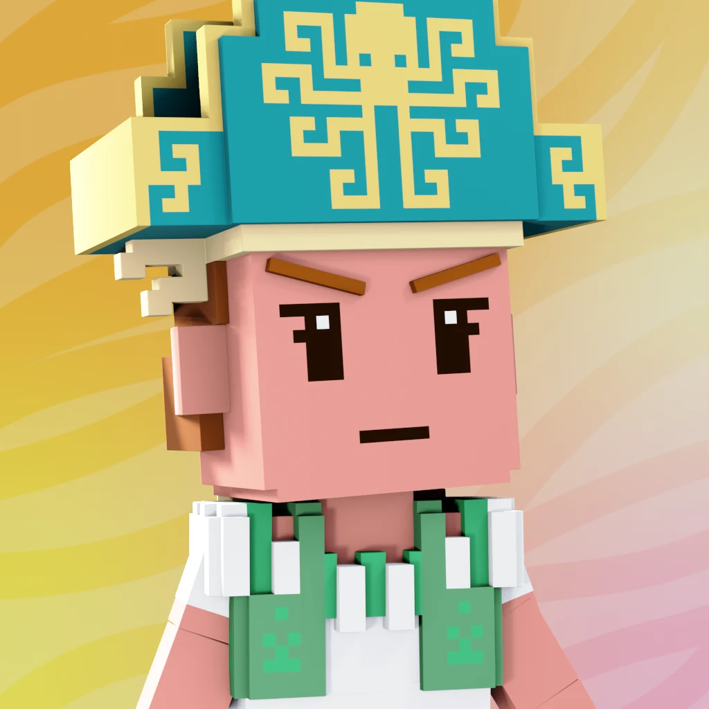 Pirate #7746 voxel render