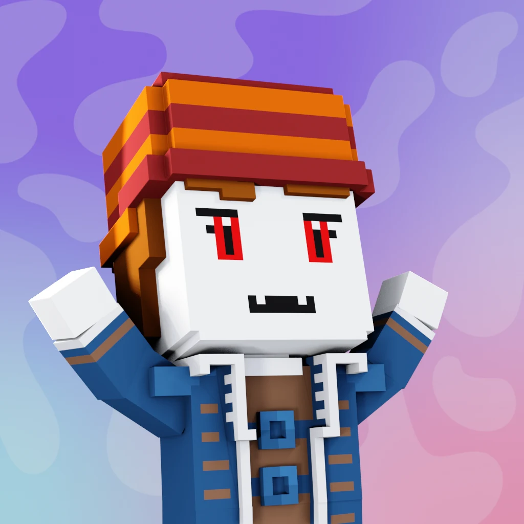 Pirate #775 voxel render