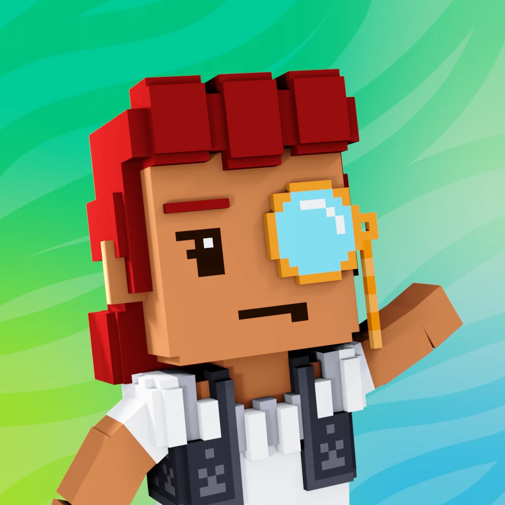 Pirate #7750 voxel render