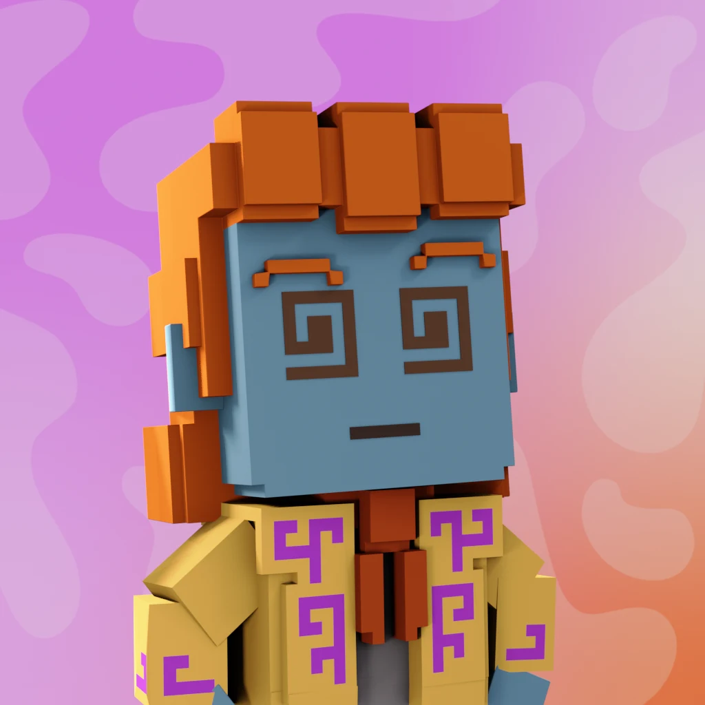 Pirate #7751 voxel render
