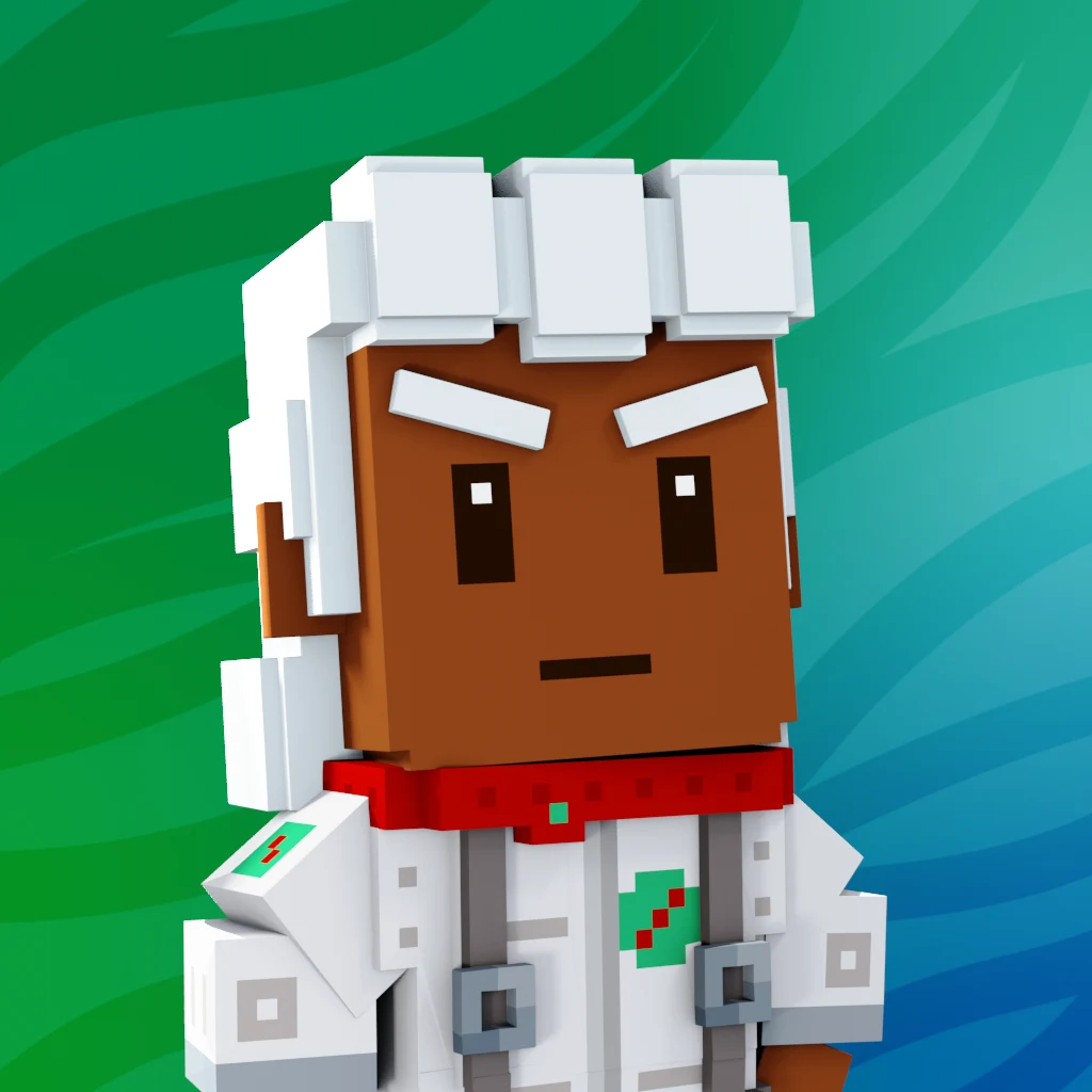 Pirate #7752 voxel render