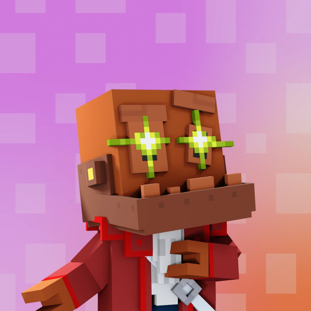 Pirate #7753 voxel render