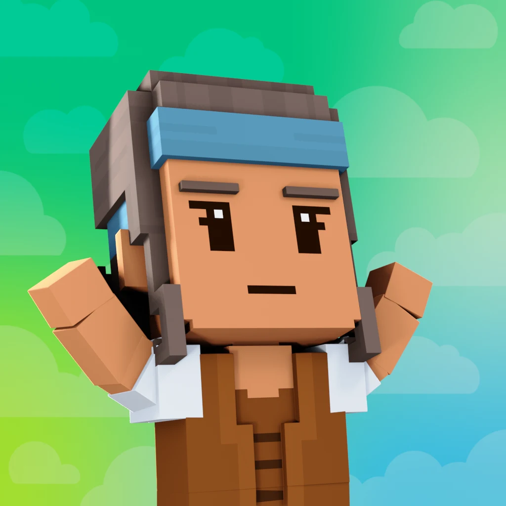 Pirate #7756 voxel render