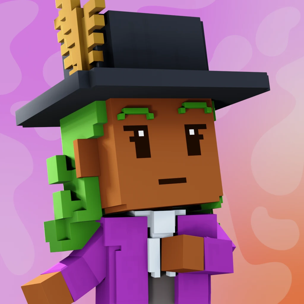Pirate #7757 voxel render