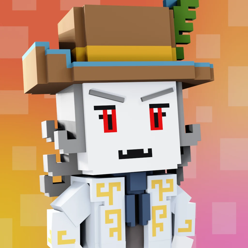 Pirate #776 voxel render