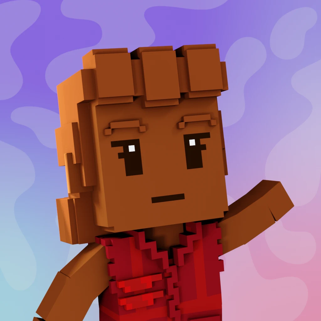 Pirate #7760 voxel render