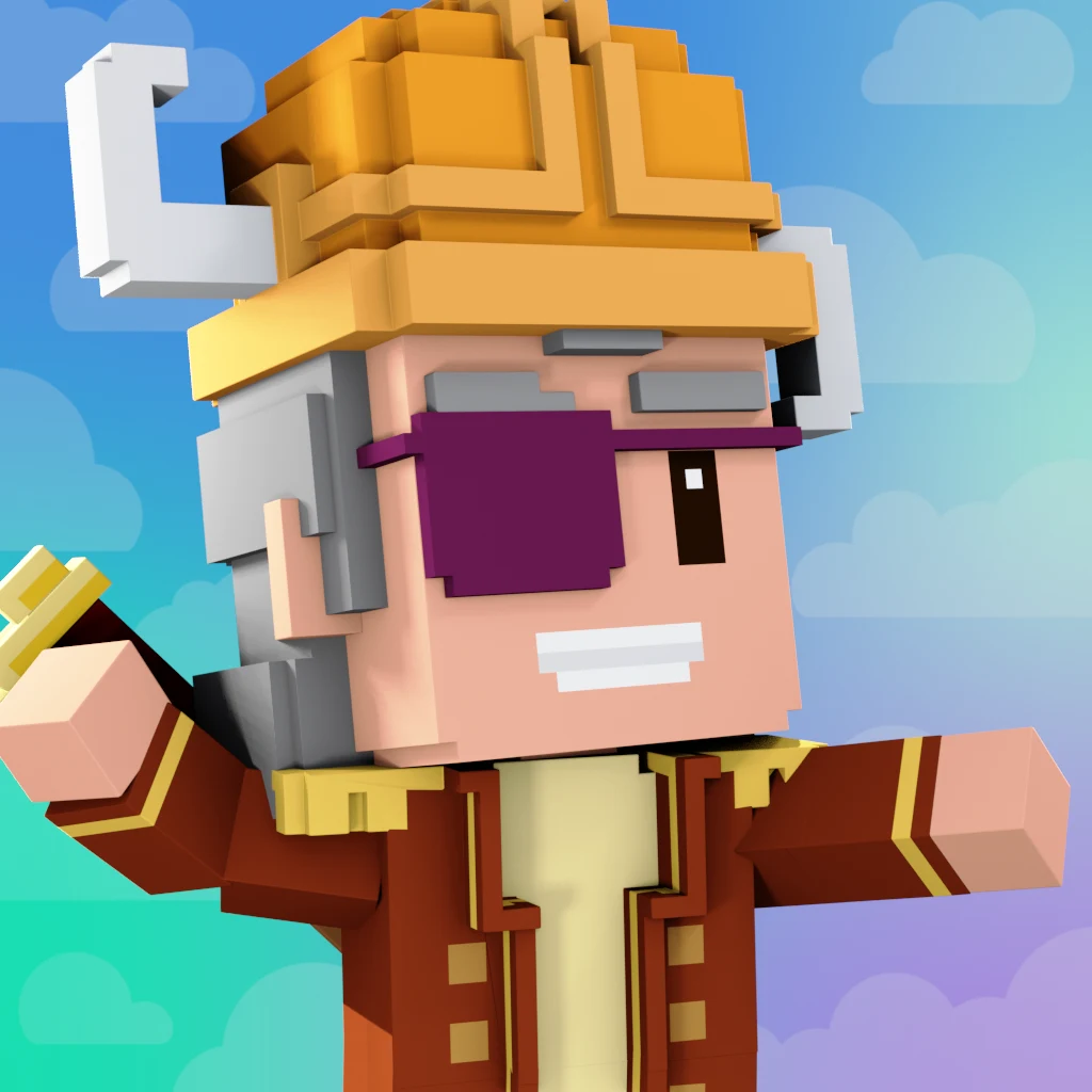 Pirate #7763 voxel render
