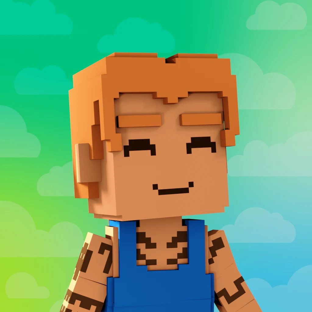 Pirate #7770 voxel render