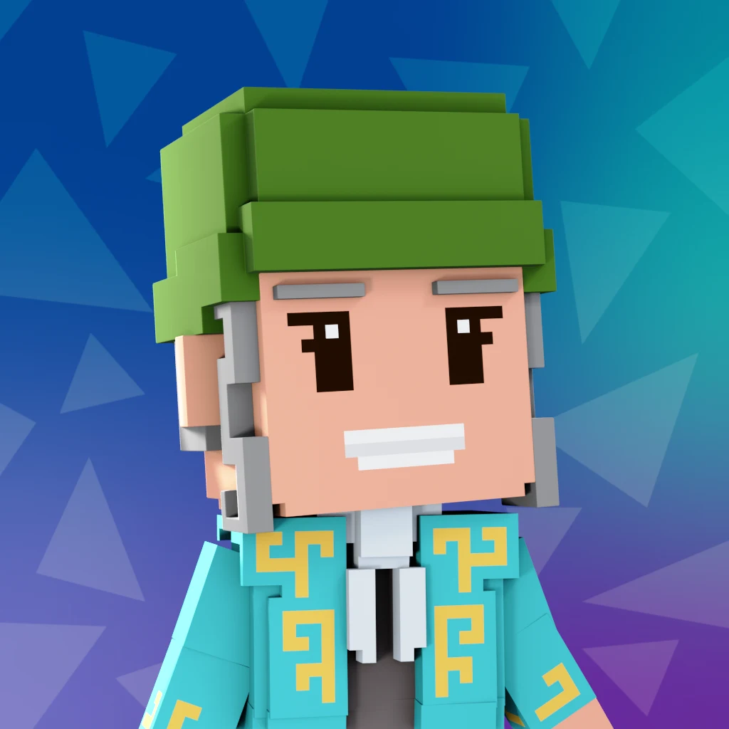 Pirate #7772 voxel render