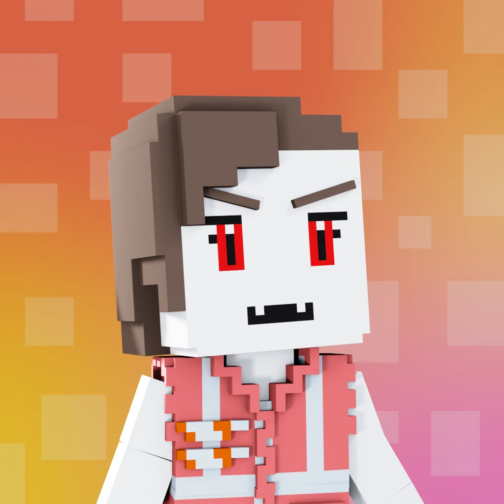 Pirate #7774 voxel render