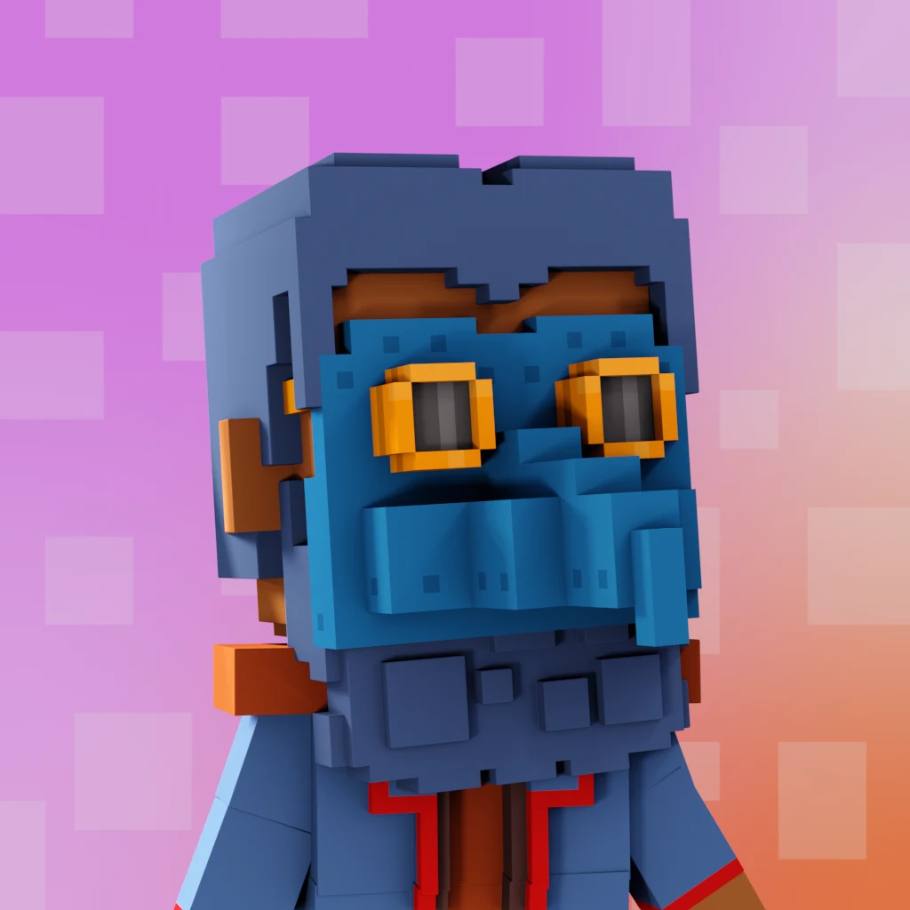 Pirate #7775 voxel render
