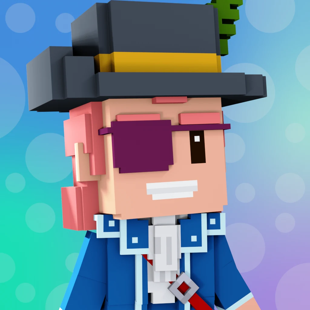 Pirate #7778 voxel render