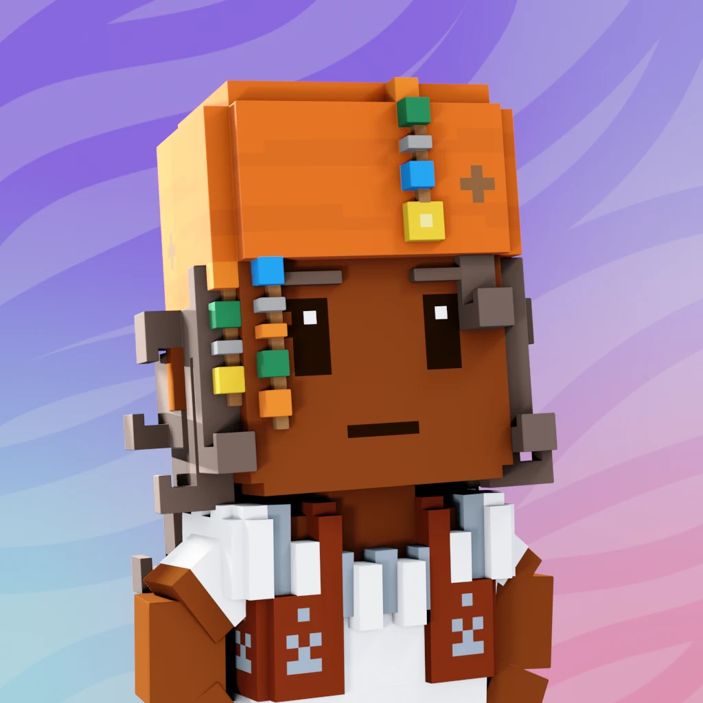 Pirate #7779 voxel render