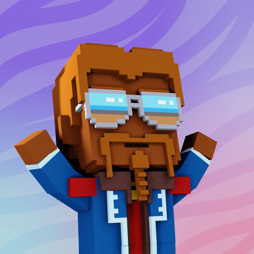 Pirate #778 voxel render