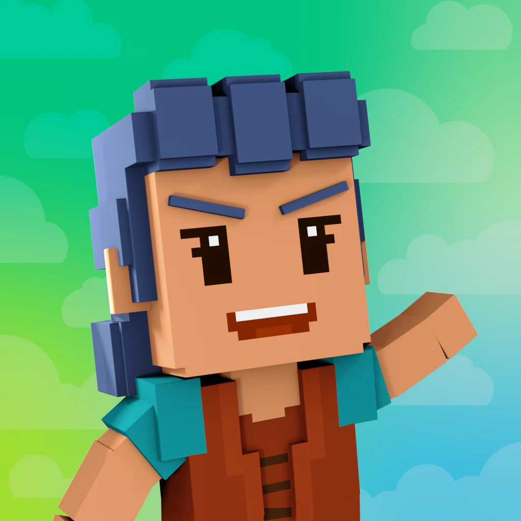 Pirate #7781 voxel render