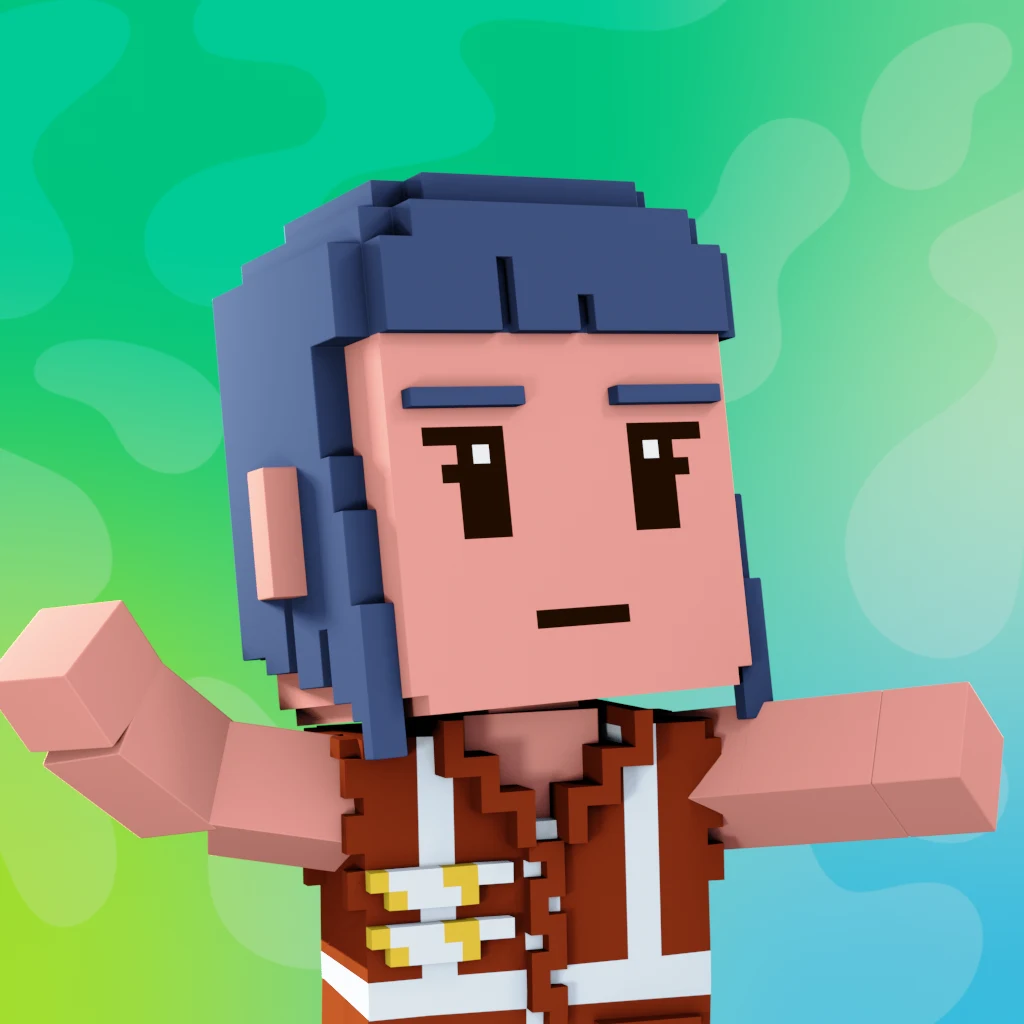 Pirate #7782 voxel render