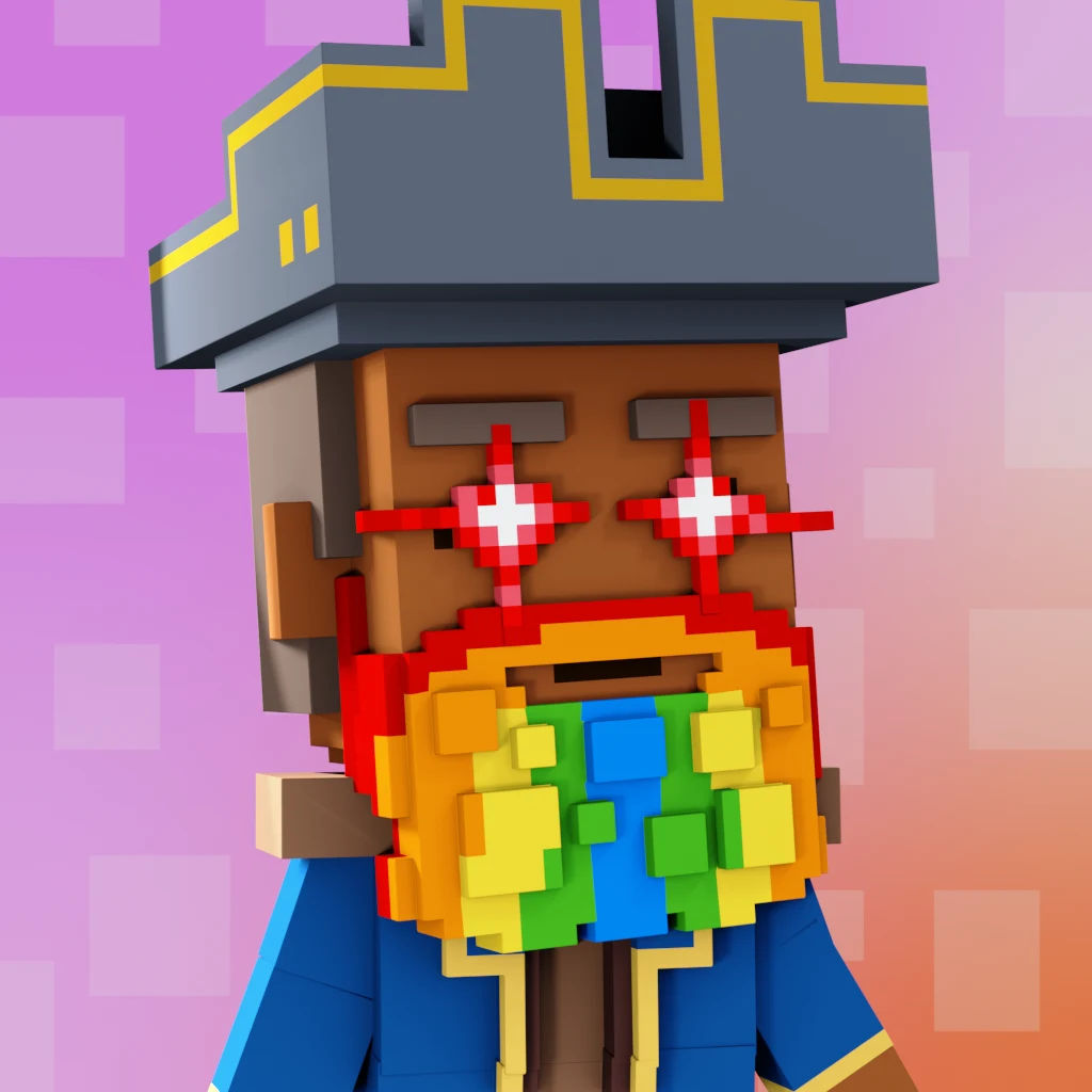 Pirate #7783 voxel render
