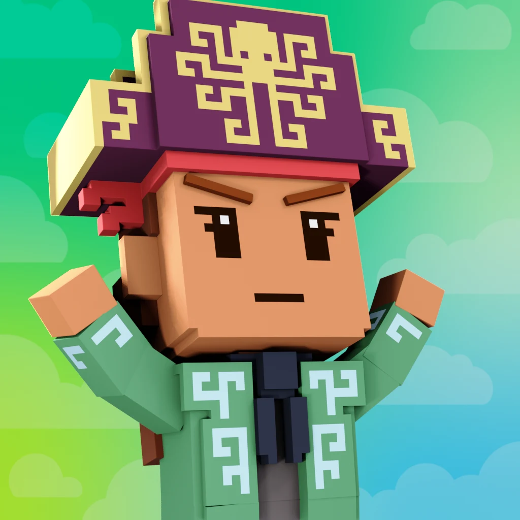 Pirate #7784 voxel render