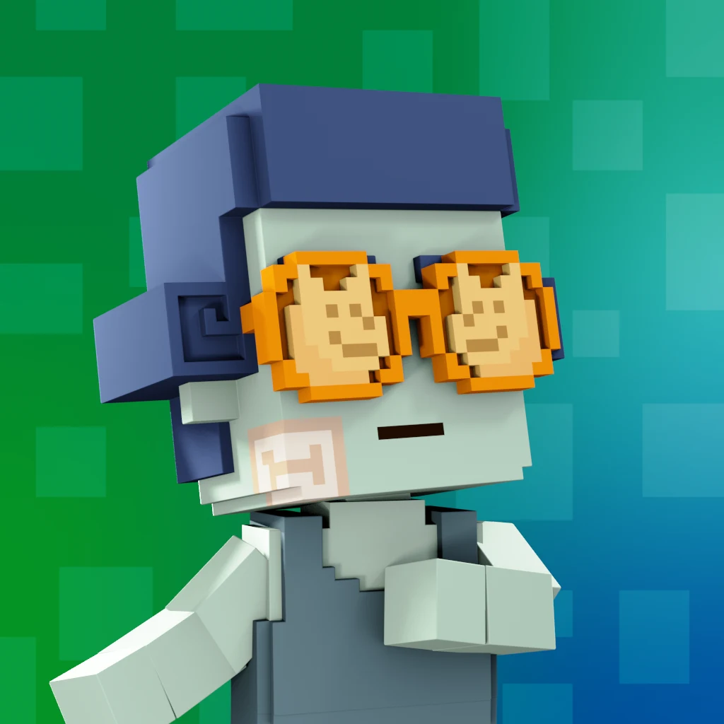 Pirate #7787 voxel render