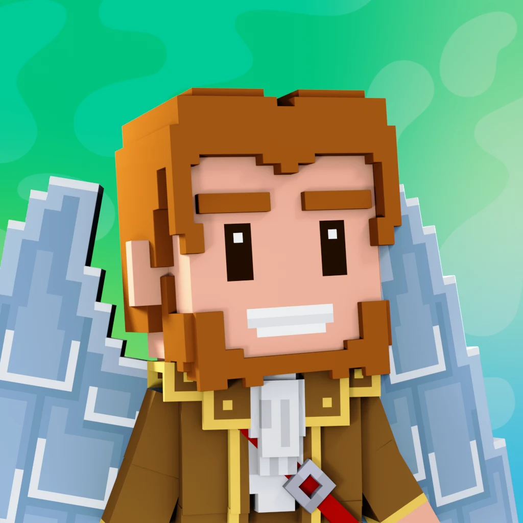 Pirate #7788 voxel render
