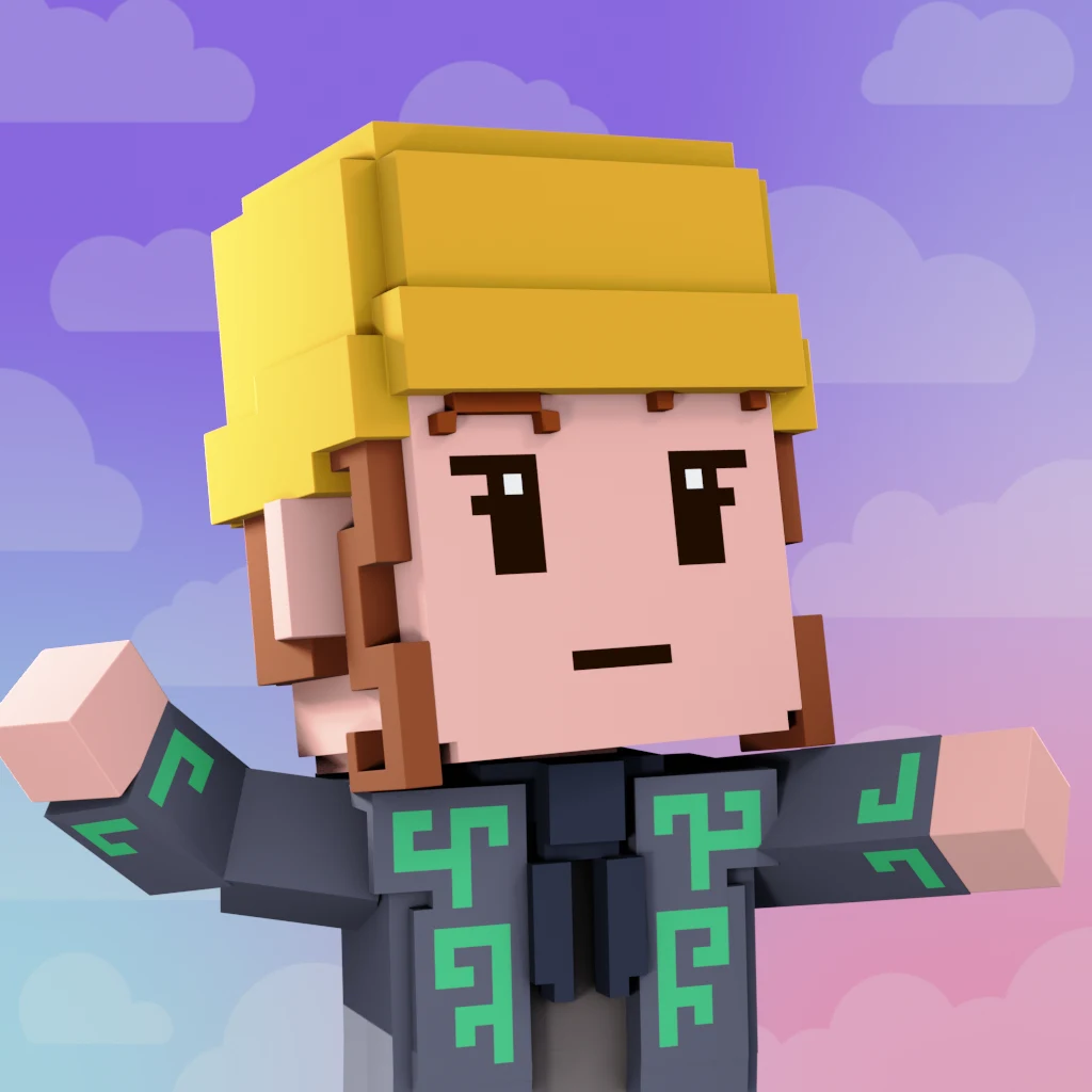 Pirate #7789 voxel render