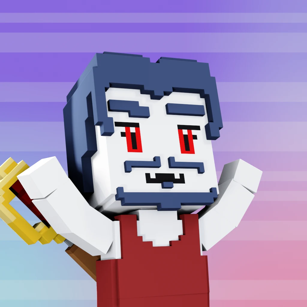 Pirate #779 voxel render