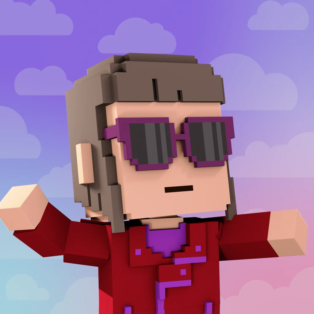 Pirate #7790 voxel render
